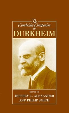 Cover Cambridge Companion to Durkheim (eBook, ePUB)