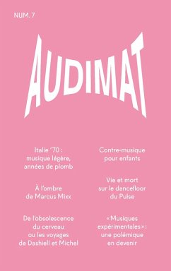 Cover Audimat - Revue n°7 (eBook, ePUB)