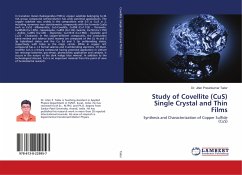 Study of Covellite (CuS) Single Crystal and Thin Films - Tailor, Jiten Pravinkumar