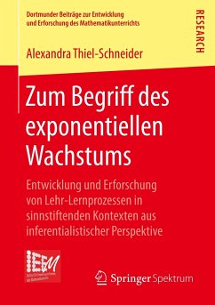 Zum Begriff des exponentiellen Wachstums - Thiel-Schneider, Alexandra