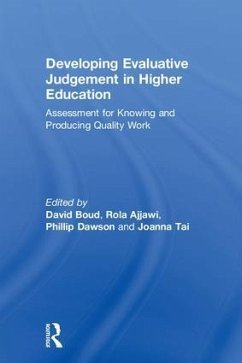 Developing Evaluative Judgement in Higher Education