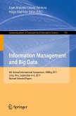 Information Management and Big Data (eBook, PDF)