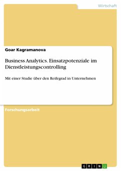 Business Analytics. Einsatzpotenziale im Dienstleistungscontrolling (eBook, PDF) - Kagramanova, Goar