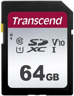 Transcend SDXC 300S 64GB Class 10 UHS-I U1
