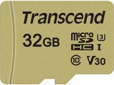 Transcend microSDHC 500S 32GB Class 10 UHS-I U3 V30 + Adapter