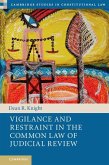Vigilance and Restraint in the Common Law of Judicial Review (eBook, ePUB)