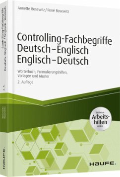 Controlling-Fachbegriffe Deutsch-Englisch, Englisch-Deutsch - Bosewitz, Annette;Bosewitz, René