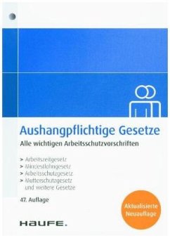 Aushangpflichtige Gesetze