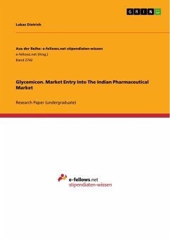 Glycemicon. Market Entry Into The Indian Pharmaceutical Market - Dietrich, Lukas