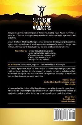 5 Habits of High Impact Managers SecondEdition (eBook, ePUB) 5 Habits of High Impact Managers SecondEdition (eBook, ePUB)