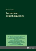Lectures on Legal Linguistics (eBook, ePUB)