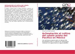 Aclimatación al cultivo del robalo prieto del Pacífico en México - Escarcega Rodriguez, Sergio