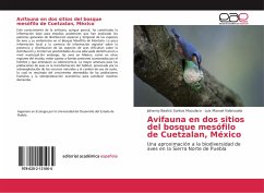 Avifauna en dos sitios del bosque mesófilo de Cuetzalan, México