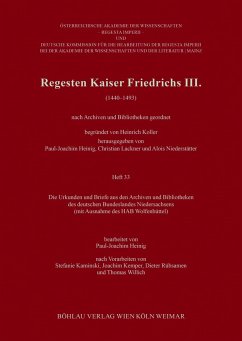 Regesten Kaiser Friedrichs III. (1440-1493)