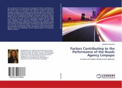 Factors Contributing to the Performance of the Roads Agency Limpopo