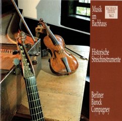 Cover Musik Im Bachhaus: Historische Streichinstrumente