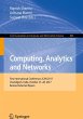 Computing, Analytics and Networks - Bild 1