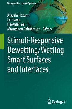 Stimuli-Responsive Dewetting/Wetting Smart Surfaces and Interfaces
