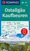 KOMPASS Wanderkarte Ostallgäu, Kaufbeuren