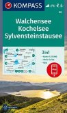 Kompass Karte Walchensee, Kochelsee, Sylvensteinstausee Kompass Karte Walchensee, Kochelsee, Sylvensteinstausee