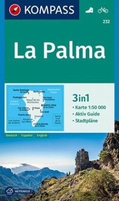 KOMPASS Wanderkarte 232 La Palma 1:50.000