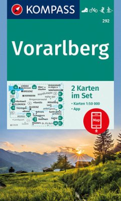 KOMPASS Wanderkarte Vorarlberg
