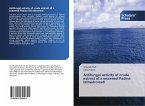 Antifungal activity of crude extract of a seaweed Padina tetrastrometi