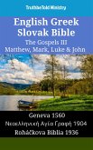 English Greek Slovak Bible - The Gospels III - Matthew, Mark, Luke & John (eBook, ePUB)