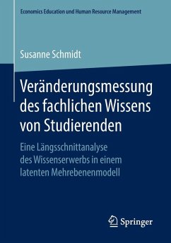 Cover Veränderungsmessung des fachlichen Wissens von Studierenden (eBook, PDF)