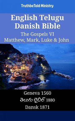 Cover English Telugu Danish Bible - The Gospels VI - Matthew, Mark, Luke & John (eBook, ePUB)