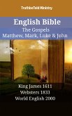 English Bible - The Gospels - Matthew, Mark, Luke & John (eBook, ePUB)