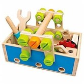 Bino 82147 - Werkzeugkasten, 4in1, 50-teilig, Holz, bunt, Kinder-Werkzeug Bino 82147 - Werkzeugkasten, 4in1, 50-teilig, Holz, bunt, Kinder-Werkzeug