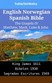 English Norwegian Spanish Bible - The Gospels IV - Matthew, Mark, Luke & John (eBook, ePUB)