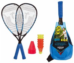 MTS 490116 - Speed-Badminton Set SPEED 6600 im Slingbag, 2 Alu-Rackets, 6 Bälle, black/blue MTS 490116 - Speed-Badminton Set SPEED 6600 im Slingbag, 2 Alu-Rackets, 6 Bälle, black/blue