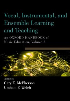 Cover Vocal, Instrumental, and Ensemble Learning and Teaching (eBook, ePUB)