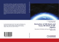 Derivation of AB-ideals and fuzzy AB-ideals of AB-algebra