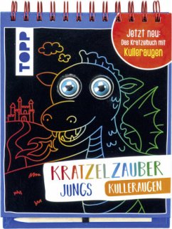Cover Kratzelzauber Kulleraugen für Jungs, m. Holzstift