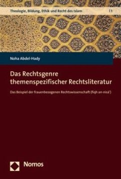 Das Rechtsgenre themenspezifischer Rechtsliteratur - Abdel-Hady, Noha