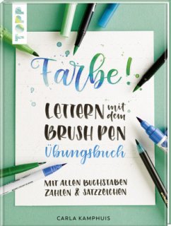 Cover Farbe! Lettern mit dem Brush Pen - Übungsbuch