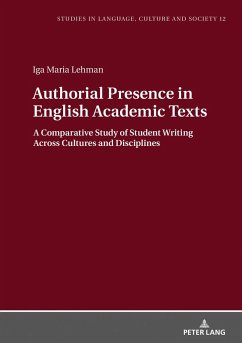 Authorial Presence in English Academic Texts - Lehman, Iga