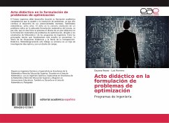 Acto didáctico en la formulación de problemas de optimización