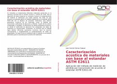 Caracterización acústica de materiales con base al estandar ASTM E2611