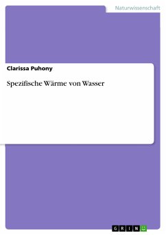 Spezifische Wärme von Wasser (eBook, PDF)