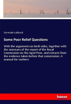 Some Poor Relief Questions