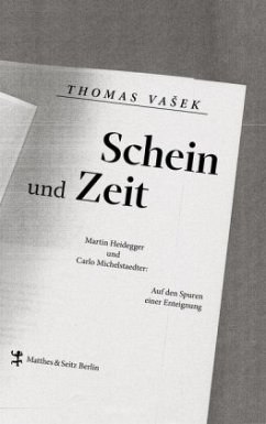 Schein und Zeit - Vasek, Thomas