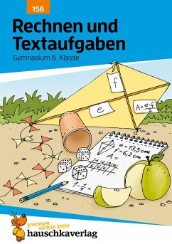 Rechnen und Textaufgaben - Gymnasium 6. Klasse, A5- Heft - Simpson, Susanne;Wefers, Tina