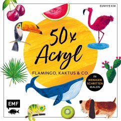 50 x Acryl - Flamingo, Kaktus und Co. - Kim, Eunhye