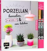 Porzellan bemalen, verzieren & neu beleben, mit 2 Marabu Porcelain & Glas Stiften