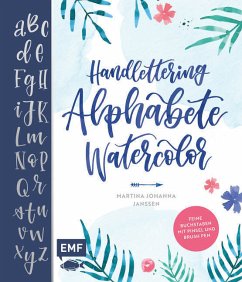 Handlettering Alphabete Watercolor - Janssen, Martina Johanna