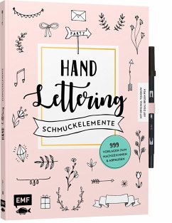 Cover Handlettering-Schmuckelemente - 999 Vorlagen zum Nachzeichnen und Abpausen